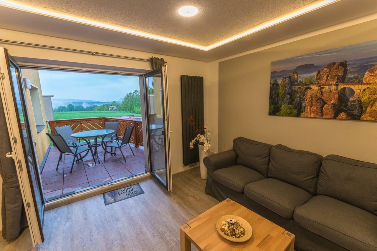 Ferienwohnung "Turmblick" Rathmannsdorf Exteriér fotografie