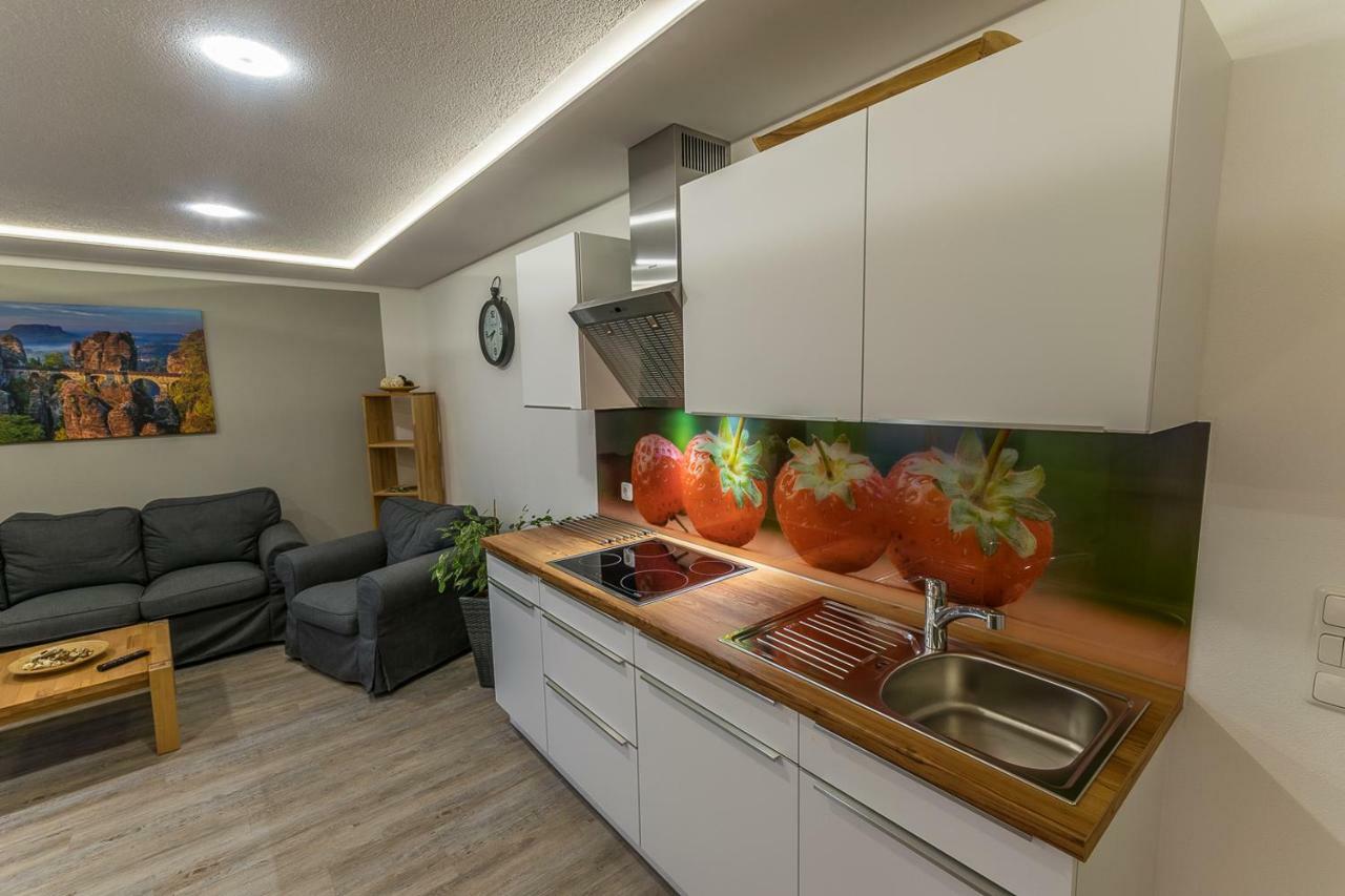 Ferienwohnung "Turmblick" Rathmannsdorf Exteriér fotografie